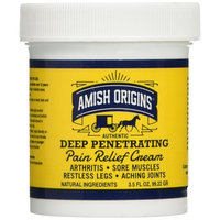Amish Origins Deep Penetrating Pain Relief Cream 3.5 Oz (pack of 2)