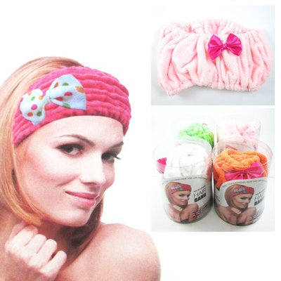Atb Microfiber Headband Absorbent Hair Drying Wrap Spa Cosmetic Salon Makeup Facial