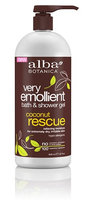 Alba Very Emollient Coconut Rescue Bath & Shower Gel - 32oz