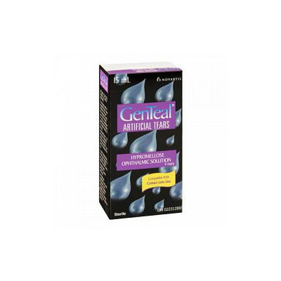 Alcon Genteal Artificial Tears, Lubricant Eye Drops, 15 mL