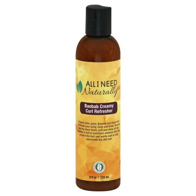 All I Need Naturally Creamy Curly Refresh 8 oz (Pack of 4)