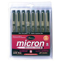 Alvin 30066 PIGMA MICRON .45 ASST ST- 8