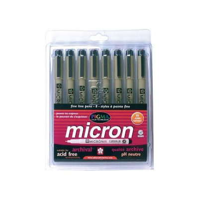 Alvin 30066 PIGMA MICRON .45 ASST ST- 8