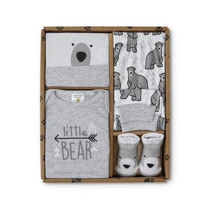 Cuddle Bear Infants' 4-Piece Layette Set - Little Bear