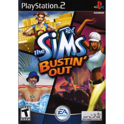 EA The Sims Bustin' Out (PlayStation 2)