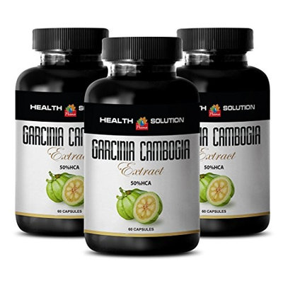 Fat burner mood enhancer - GARCINIA CAMBOGIA EXTRACT - Garcinia powder - 3 Bottles 180 Capsules