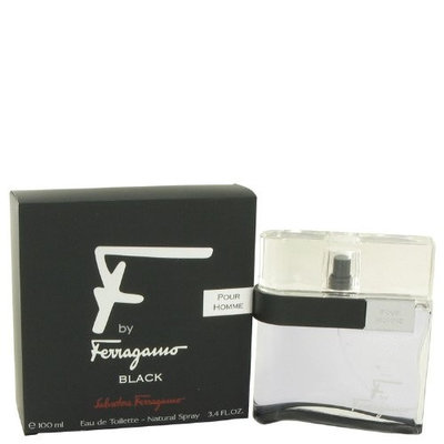 F Black By Salvatore Ferragamo Eau De Toilette Spray 3.4 Oz For Men