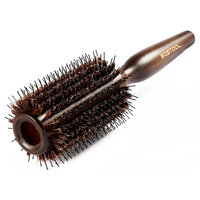 BESTOOL Boar Bristle Round Hair Brush with Nylon Pin Wooden Detangling Large Round Brush for For Men, Women, Kid Blow Drying, Dry, Wet, Thick and Curly Hair, Adding Volume and Shine
