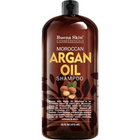 Premium Argan Oil Shampoo - Sulfate Free - Volumizing & Moisturizing, For Men & Women, Curly & Color Treated Hair, Infused with Keratin 16 Oz By Buena Skin