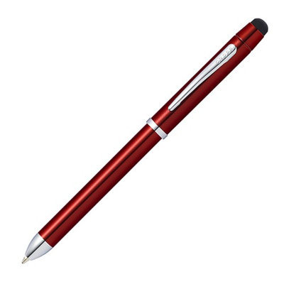 Cross Tech3+ Herringbone Ballpoint and Stylus, Frosty