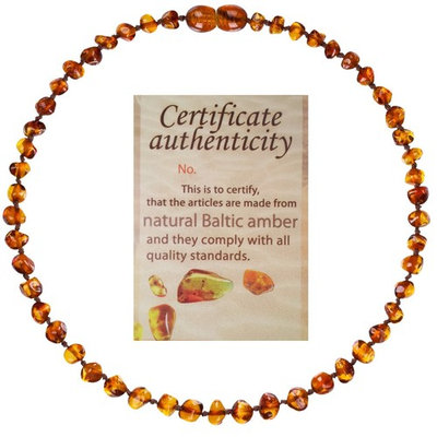 Mommy’s Touch® 100% Natural Amber Teething Necklace