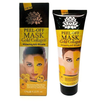 Tonewear Gold Mask Facial Collagen Peel off Moisturizing Anti-wrinkle Anti-aging Whitening for Face Care (Pack of 3)