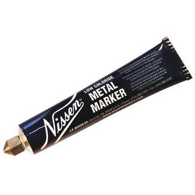 Nissen High Purity Marker, White,3/16in. Tip Size Model: 00252