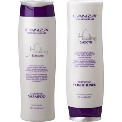 L'anza Lanza Healing Smooth Glossifying Shampoo 10.1oz and Conditioner 8.5oz