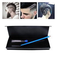 LIGE Hair Styling Tools Hair Cutting Stick For Hair Design/Hair Tattoo with 10 Accessories and 1 Tweezers-Third generation razor pen For Womens,Mens and Children (Blue)