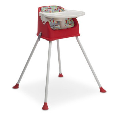 Delta Children Perfect Fit Multi-Use High Chair, Red