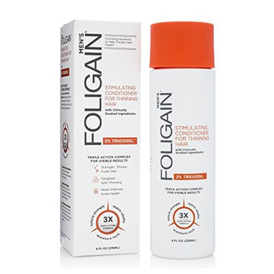 FOLIGAIN Stimulating Conditioner For Thinning Hair For Men with 2% Trioxidil (8oz)