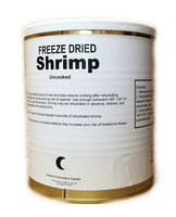 Military Surplus Freeze Dried Uncooked Peeled Shrimp