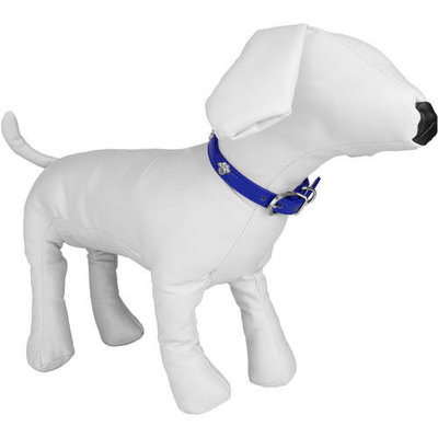 CueCuePet Adjustable Dog Collar with Embellished Paw Bling Charms, Multiple Sizes