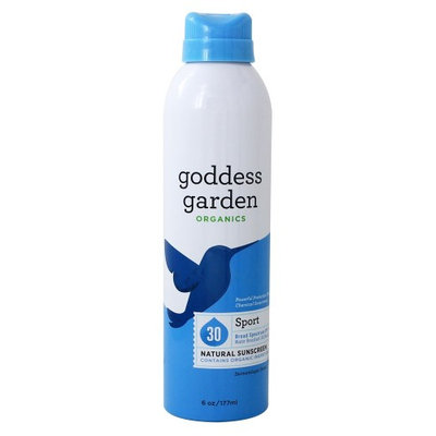 Goddess Garden - Sport Natural Sunscreen Spray 30 SPF - 6 oz.(pck of 6)