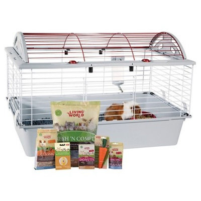 Living World Guinea Pig Starter Kit - White