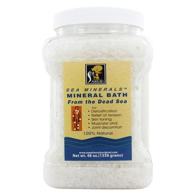 Sea Minerals - Mineral Bath From The Dead Sea - 48 oz.(pack of 2)