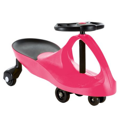 Trademark Global Games Ride On Car, No Batteries, Gears or Pedals, Uses Twist, Turn, Wiggle Movement to Steer Zigzag Car (Multiple Colors) for Toddlers, Kids, 2 Years Old and Up