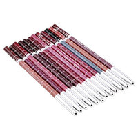 Lip Liner - Lip Pencil - Lip Liner Set - Lip Liner Pencil Set -Lip Liner Pencil - Lipliner Pencil Waterproof Wooden Blend Lip Liner Pencil 15cm 12 Colors Per Set - Makeup Lipstick Tool