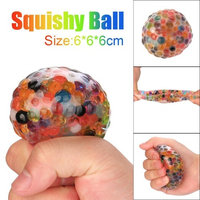 Hatop Spongy Rainbow Ball Toy Squeezable Stress Squishy Toy Stress Relief Ball For Fun