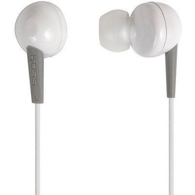 Koss In-Ear 13mm Headphones, KEB6W, White