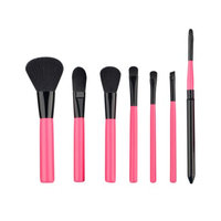 Zoe Ayla Cosmetics - 7 Piece Luxe Make-Up Brush Set - Pink