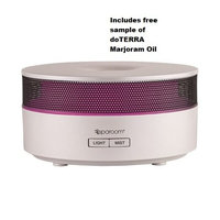Sparoom Aromamist Ultrasonic Diffuser with 1/4 dram 20 drop sample marjoram oil