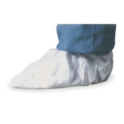 DUPONT IC451SWHXL01000B Shoe Covers, Slip Resist, XL, Wh, PK100