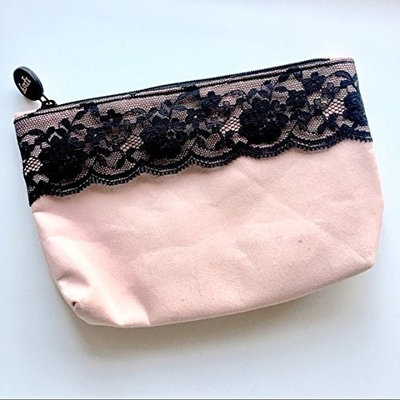 2018 Ipsy Glam Bag February Pink with Black Lace
