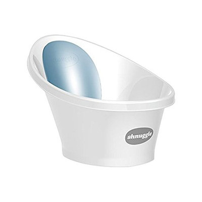 Shnuggle Baby Bath Tub - Compact Support Seat, Makes Bath Time Easy, 0-12m, BLUE