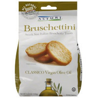 Asturi Bruschettini Classico Virgin Olive Oil Bruschetta Toasts, 4.23 oz, (Pack of 12)