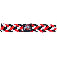 Little Earth Ohio State Buckeyes Braided Headband