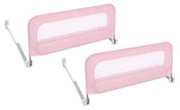 Summer Infant Single Fold Safety Bedrail - Pink - 2 Pack
