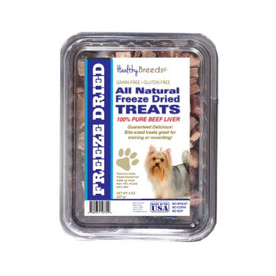 Healthy Breeds 840235147619 10 oz Yorkshire Terrier All Natural Freeze Dried Treats Beef Liver