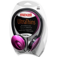 Maxell Headphones, UltraThins, Digital, 1 pair