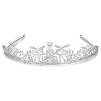 Trendy Luxury Queen's Crowns Jewelry For Women Top Quality Cubic Zirconia