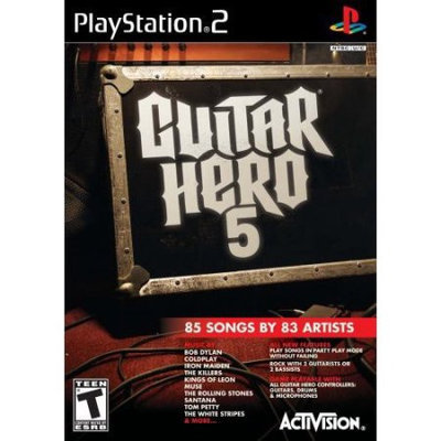 Sony Guitar Hero 5 Software Only PlayStation 2 (PS2) Game Activision