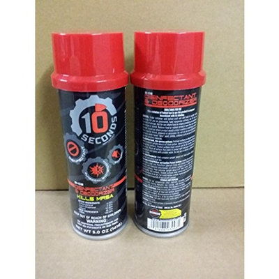 10-Seconds Shoe Deodorizer and Disinfectant - The Only EPA-Approved Shoe Disinfectant effective against Bacteria, Fungus, Mold, and Mildew