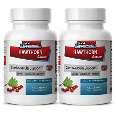 Hawthorn berry capsules - Hawthorn Berry Extract 240 Capsules - Tonic for the heart (2 Bottles)