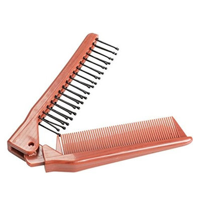 1 Sets Combs Hairbrush Professional Fold Tail Comb Salon Folding Hair Brush Care Anti-Static Combing Silicone Combo Pocket Long Round Handle Holder Pride Popular Beard Natural Kids Travel Kit