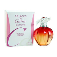 Delices De Cartier Eau Fruitee by Cartier For Women. Eau De Toilette Spray 3.3 Ounce