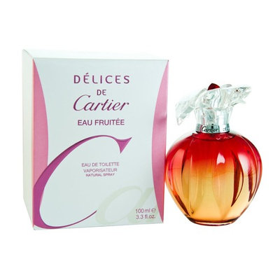Delices De Cartier Eau Fruitee by Cartier For Women. Eau De Toilette Spray 3.3 Ounce