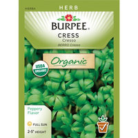 Burpee-Cress, Cresso Organic Seed Packet