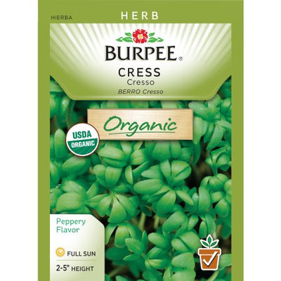 Burpee-Cress, Cresso Organic Seed Packet
