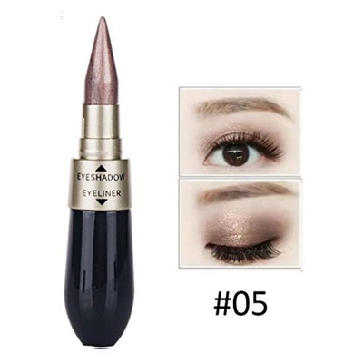 Inverlee Double-end Waterproof Liquid Dual-use Eyeliner Fluid Eyeshadow Eyeliner Combination Easy To Makeup